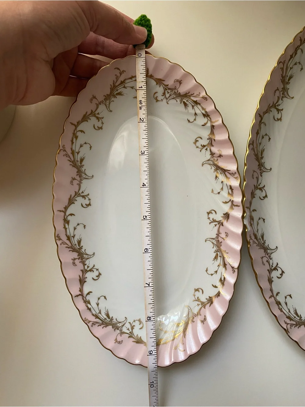 Royal Bayreuth Germany set of two oval platters